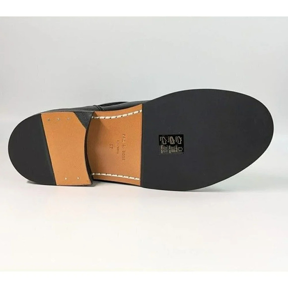 Rag & Bone Women's RB Moto Studded Pull On Boots Black Size 7 (MSRP $595) - Picture 9 of 10